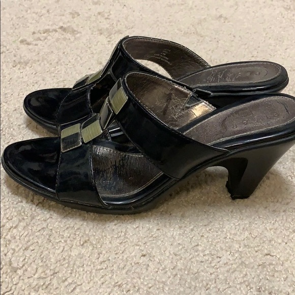 Pesaro black wedge Sandals - Picture 3 of 7